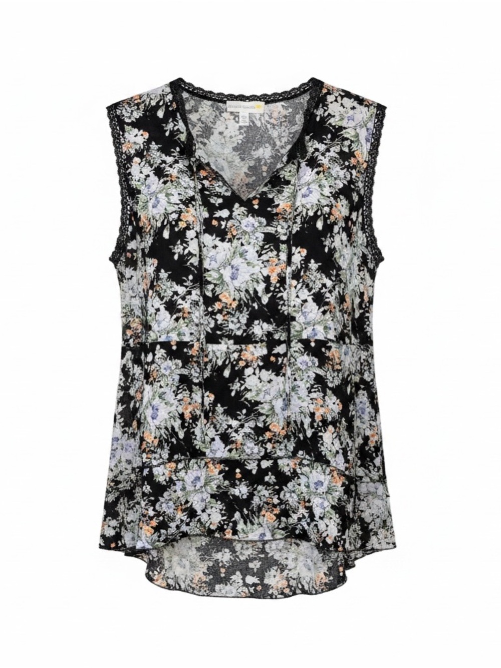 Tea With Lemon NWT Sleeveless Tiered V-Neck Top - SKU 1142